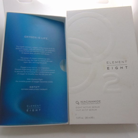 ELEMENT EIGHT O2 NIACINAMIDE Eight Active Serum 1.0oz/30ml NIB - Picture 1 of 2